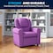 Flash Furniture Kids Recliner, 21-1/2" to 36-1/2" x 27", Upholstery Color: Lavender DG-ULT-KID-LAV-GG - alternate 7